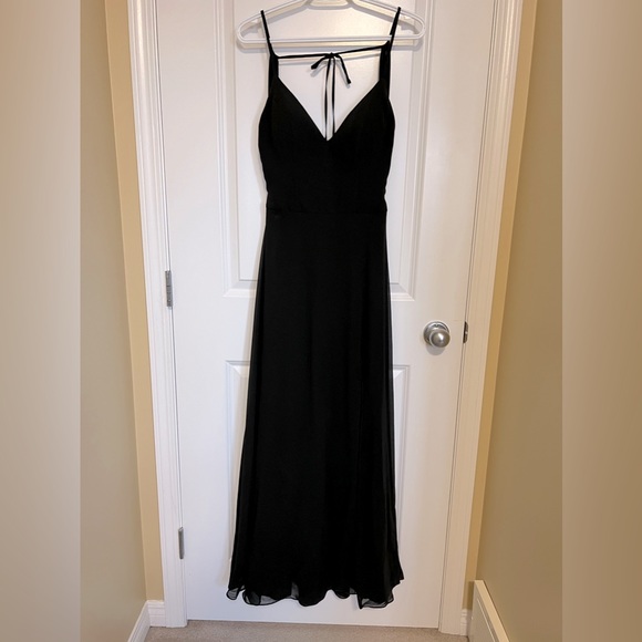Black formal floor length maxi dress - Picture 2 of 5